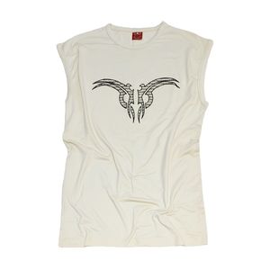 Dragon Script Club Tank Top Men XL Black Tan